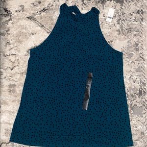 banana republic factory high neck/ mock neck top